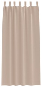 Cortinas opacas 2 pcs Cinzento-acastanhado 225 x 140 cm