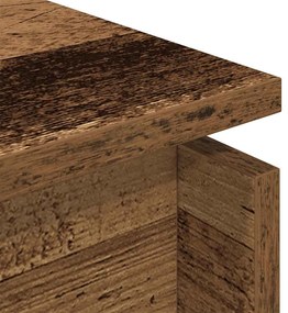 Mesa de centro 68x50x38 cm derivados de madeira madeira velha