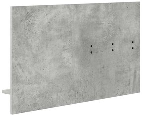 Cabideiro de Parede Cinza concreto 90 x 10 x 50 cm