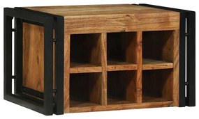 vidaXL Aparador de Vinho 46x35x27.5 cm de Madeira de Acácia Sólida