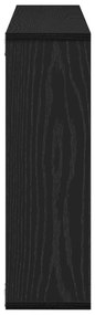 Prateleira de Parede vidaXL - Carvalho Preto, 85 x 16 x 52,5 cm, Feita