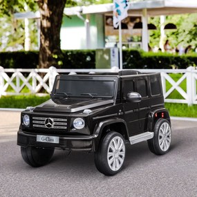 HOMCOM Carro Elétrico para Crianças acima de 3 Anos BENZ G500 Todo-o-T