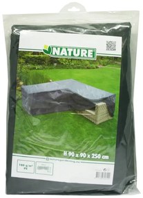 Capa p/ móveis jardim em forma de L 250x90x90 cm