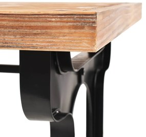 Mesa de jantar madeira de abeto maciça 122x65x82 cm