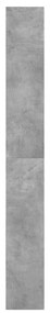 Sapateira 60x21x163,5 cm derivados de madeira cinzento cimento