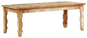 vidaXL Mesa de centro 110x50x40 cm madeira recuperada maciça