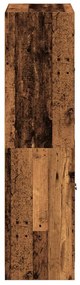 Armário alto com portas derivados de madeira madeira velha