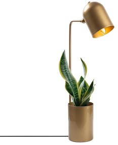 Candeeiro de Mesa Pot – Dourado – 12 x 27 x 64 cm