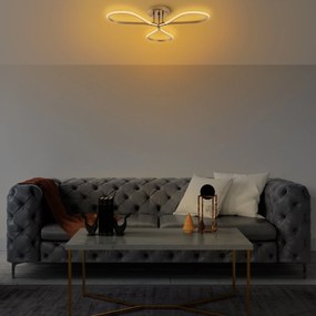 Candeeiro de Teto Damla – Dourado – 68x14x68 cm