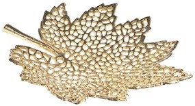 Conjunto de 3 bandejas em metal dourado PEMALI Beliani