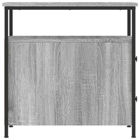 Mesas de cabeceira 2 pcs derivados madeira sonoma cinza