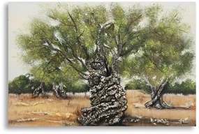 PINTURA A ÓLEO DE OLIVA -H- CM 120x3,8x80