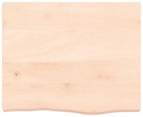 Prateleira de parede 60x50x(2-6) cm carvalho maciço não tratado