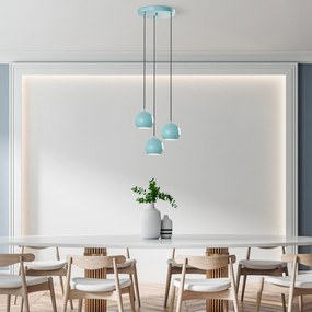 ****
Candeeiro de Teto Top – Turquesa – Diâmetro 45 cm

**