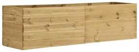 vidaXL Canteiro elevado para jardim 200x50x54 cm pinho impregnado