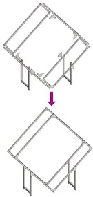 Suporte para lenha 100x25x100 cm aço laminado a frio antracite