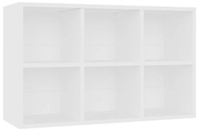 Estante/aparador 66x30x98 cm contraplacado branco
