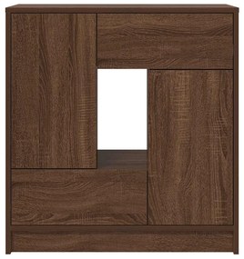 Aparador c/ gavetas e portas 70,5x34x74,5 cm carvalho castanho