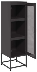 Móvel alto 36x39x123 cm aço laminado a frio preto