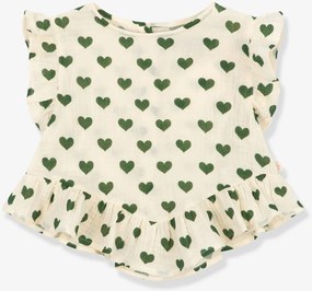 Top franzido COCO KONGES SLOJD verde