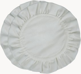 Bases para copos em algodão Rhea, conjunto de 2