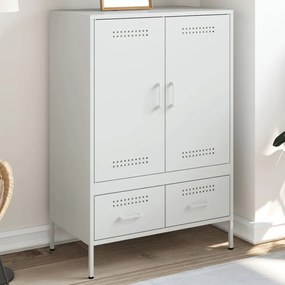 Móvel alto 68x39x101,5 cm aço branco