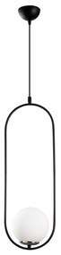 Chandelier Mudoni – Preto e Branco – 20 x 15 cm