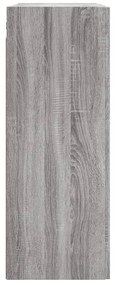 Armário de parede 69,5x34x90 cm deriv. madeira cinzento sonoma