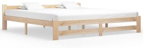 vidaXL Estrutura de cama madeira de pinho maciça 200x200 cm