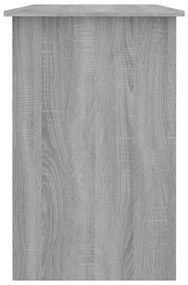 Secretária 100x50x76 cm derivados de madeira cinzento sonoma