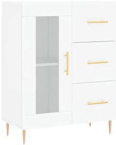 Armário alto 69,5x34x180 cm derivados de madeira branco
