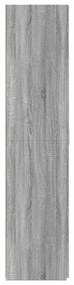 Armário alto 70x42,5x185 cm derivados madeira cinzento sonoma