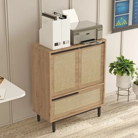 Armário Multiusos ON8B – Walnut Oak – 74,8 cm x 90,4 cm x 35,5 cm