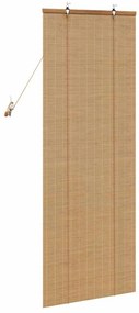 Persianas e Sombras de Janela Marrom Claro 60 x 160 cm Bambu