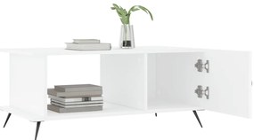 Mesa de centro 90x50x40 cm madeira processada branco
