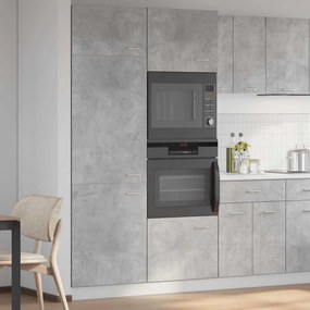 Armário para frigorífico “Lyon” 60x57x207 cm cinza