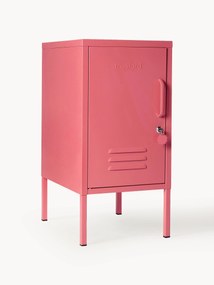 Mesa de cabeceira em metal Maven, com opção de abertura à esquerda ou à direita