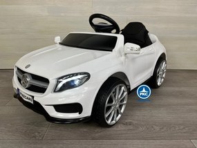 Carro eletrico crianças Mercedes GLA45 12V 2.4G Branco