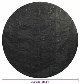 Cobertura para piscina 250 cm PE preto