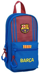 Mochila com Estojo F.c. Barcelona Grená Azul Marinho (33 Peças)