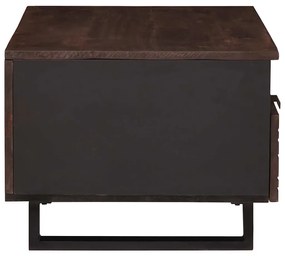 Mesa de Centro 80x54x40 cm em Madeira Nobre de Mangueira