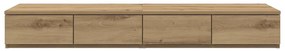 Camas Armazenamento vidaXL Carvalho Artesanal 120x36,5x16,5 cm Madeira