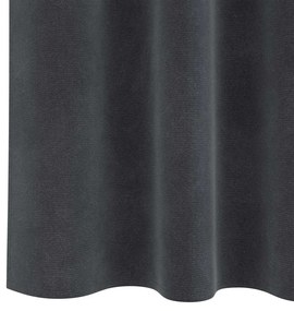 Cortinas Blackout vidaXL com fita superior 2 pcs Veludo Cinza Claro