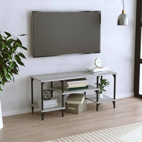 Móvel de TV 102x35x45,5 cm derivados madeira cinzento sonoma