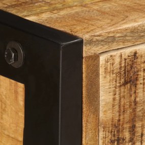 Aparador com 3 gavetas 110x35x75 cm madeira de mangueira maciça