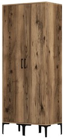 Roupeiro Kumsal SS – Nogueira – 80x47,5x201,4 cm