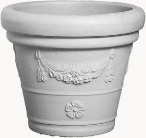 Vaso para exterior Festonato, Alt 40 cm