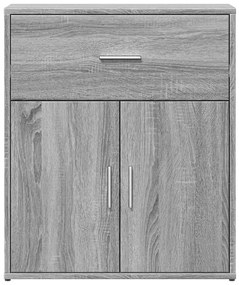 Aparador 60x31x70 cm derivados de madeira cinzento sonoma