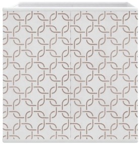 Caixas de arrumação dobráveis 10 pcs 32x32x32 cm TNT creme