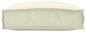 Almofada para Palete Creme 50x50x12 cm Tecido Oxford